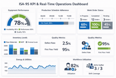 ISA-95 KPI Dashboard