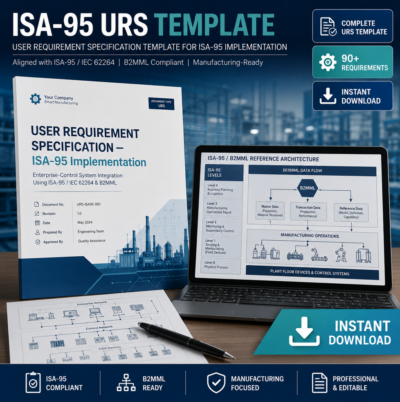 ISA-95 / IEC 62264 User Requirement Specification (URS) Template — MOM Integration & System Integrator Protection